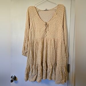 American‎ Eagle Floral Cream Dress